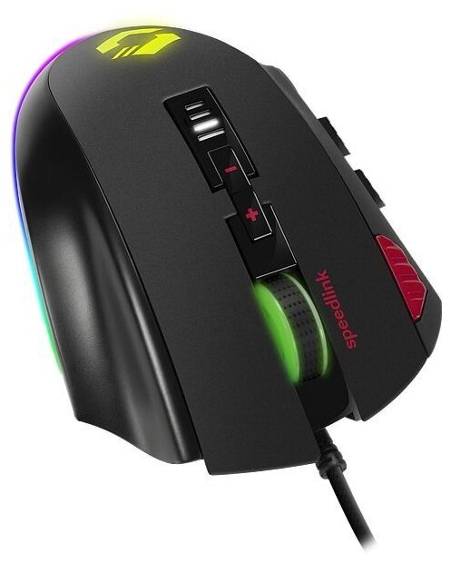 PC Мышь проводная Speedlink Tarios RGB Gaming Mouse black SL-680012-BK