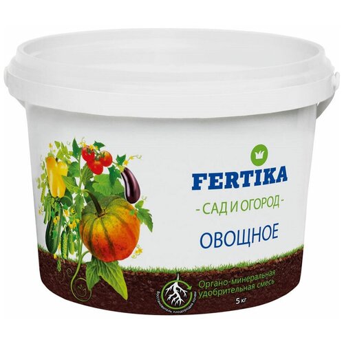 Удобрение FERTIKA Овощное, 5 л, 5 кг, 1 уп. удобрение fertika осеннее 1 кг 5 уп