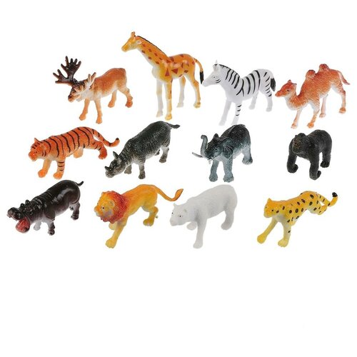 Купить Фигурки TONG DE Удивительный мир животных Дикие животные T489-D4697, Игровые наборы и фигурки
