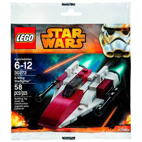 Конструктор LEGO Star Wars 30272 Звездный разрушитель A-Wing, 58 дет. лего 75160 истребитель u wing