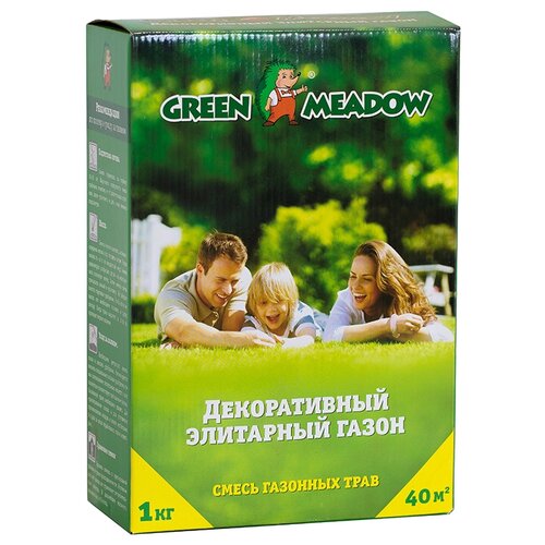 Семена GREEN MEADOW Декоративный элитарный 1 кг, 1 кг газон green meadow декоративный элитарный 5 кг
