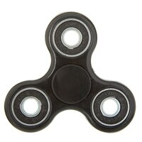 СПИННЕР пластик черный Fidget Spinner-Black color PACK 9х9*1,1 см.