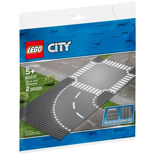Конструктор LEGO City 60237 Поворот и перекрёсток
