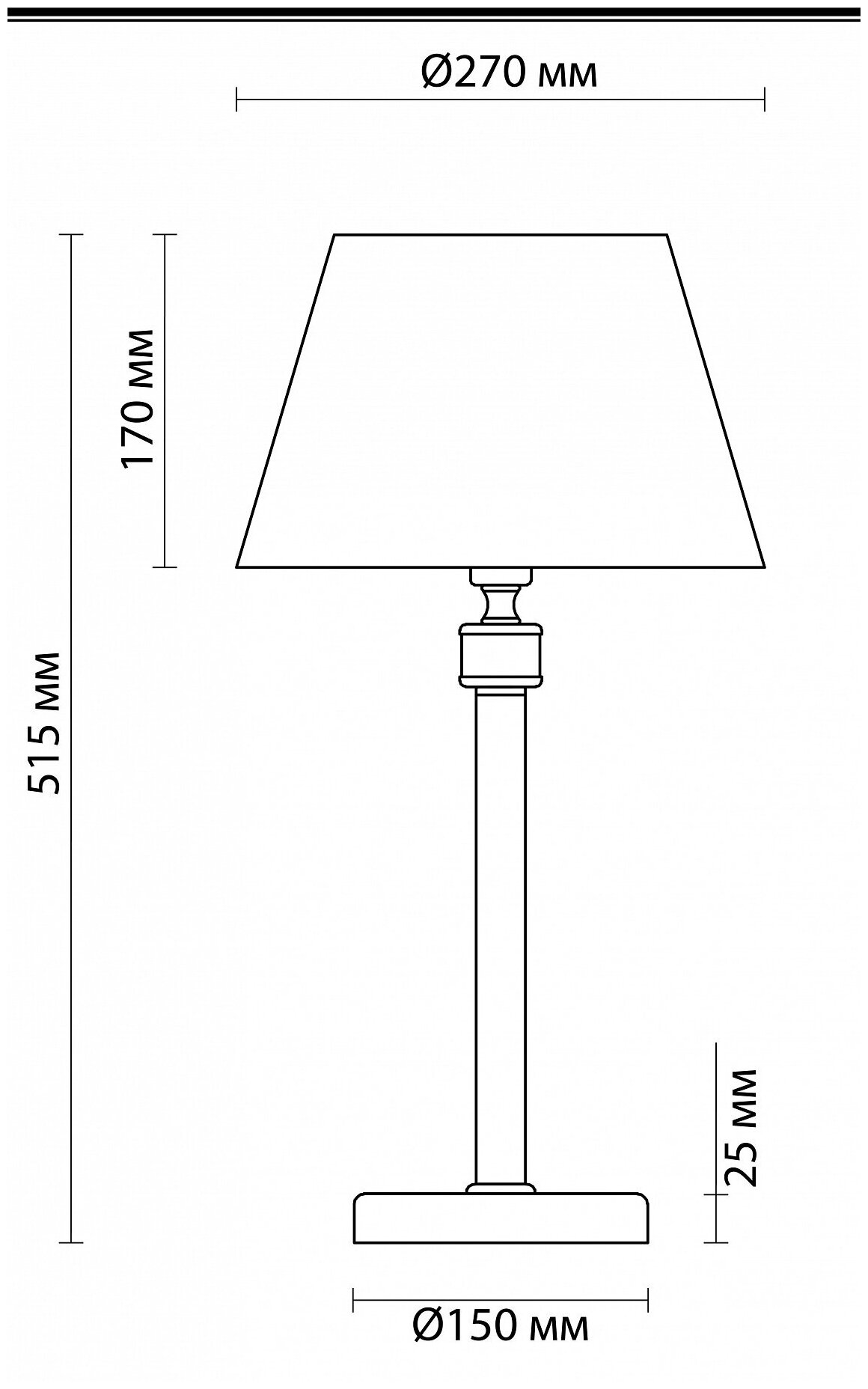 4429/1T NEOCLASSI LN20 180 античная латунь, бежевый Настольная лампа E14 1*40W 220V MONTANA