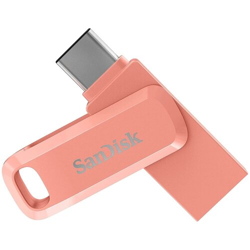 Флеш накопитель 256GB SanDisk Ultra Dual Drive Go, USB 3.1 - USB Type-C Pink SDDDC3-256G-G46PC usb flash накопитель xiaomi aigo patriot dual interface metal u disk type c usb 256gb u350