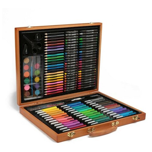 Calligrata Набор для рисования в деревянном пенале (3136127) разноцветный 150 шт. calligrata набор для рисования в деревянном пенале 2419346
