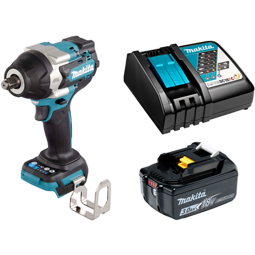 Аккумуляторный ударный гайковерт Makita DTW700RF1 (18V, 1 x 3.0Ah, Li-Ion)