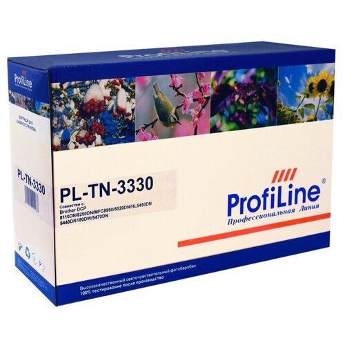 Картридж ProfiLine PL-TN-3330, 3000 стр, черный картридж profiline pl tn 3330 3000 стр черный