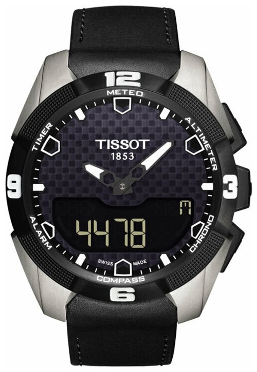 Наручные часы TISSOT T091.420.46.051.00, серебряный, черный