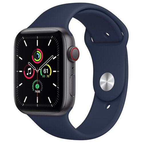 Умные часы APPLE Watch SE 44mm Space Grey Aluminium Case with Midnight Sport Band 3157400₽