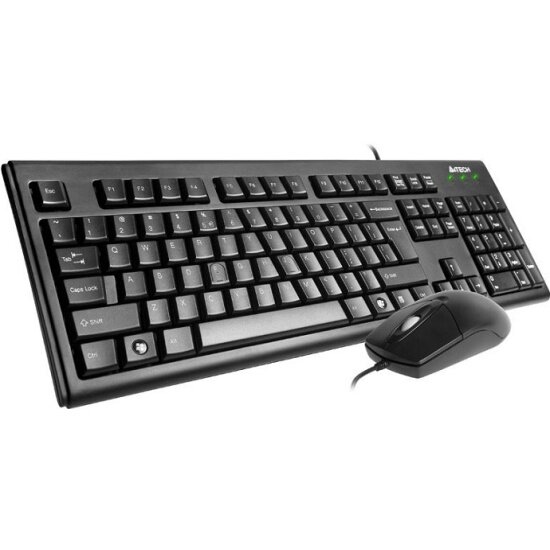 Комплект клавиатура и мышь A4TECH KRS-8372 USB+PS/2 Black