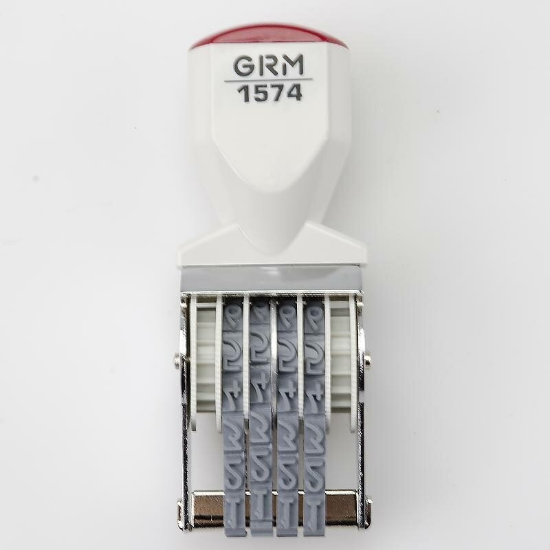 GRM 1574 нумератор ленточный, 4 разряда, высота шрифта 7 мм