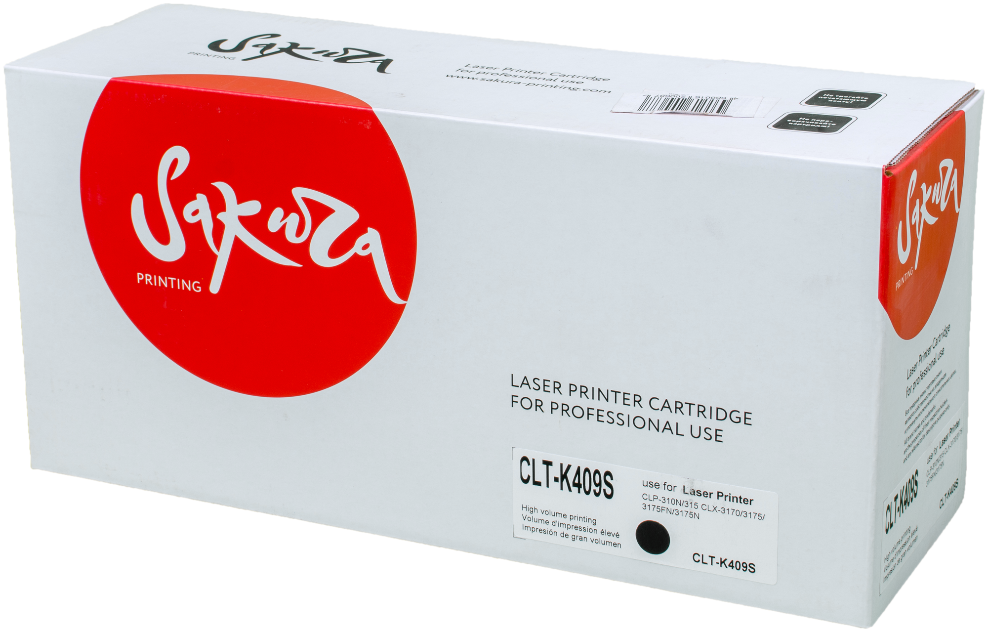 Картридж SAKURA CLTK409S для Samsung черный , 1500 стр