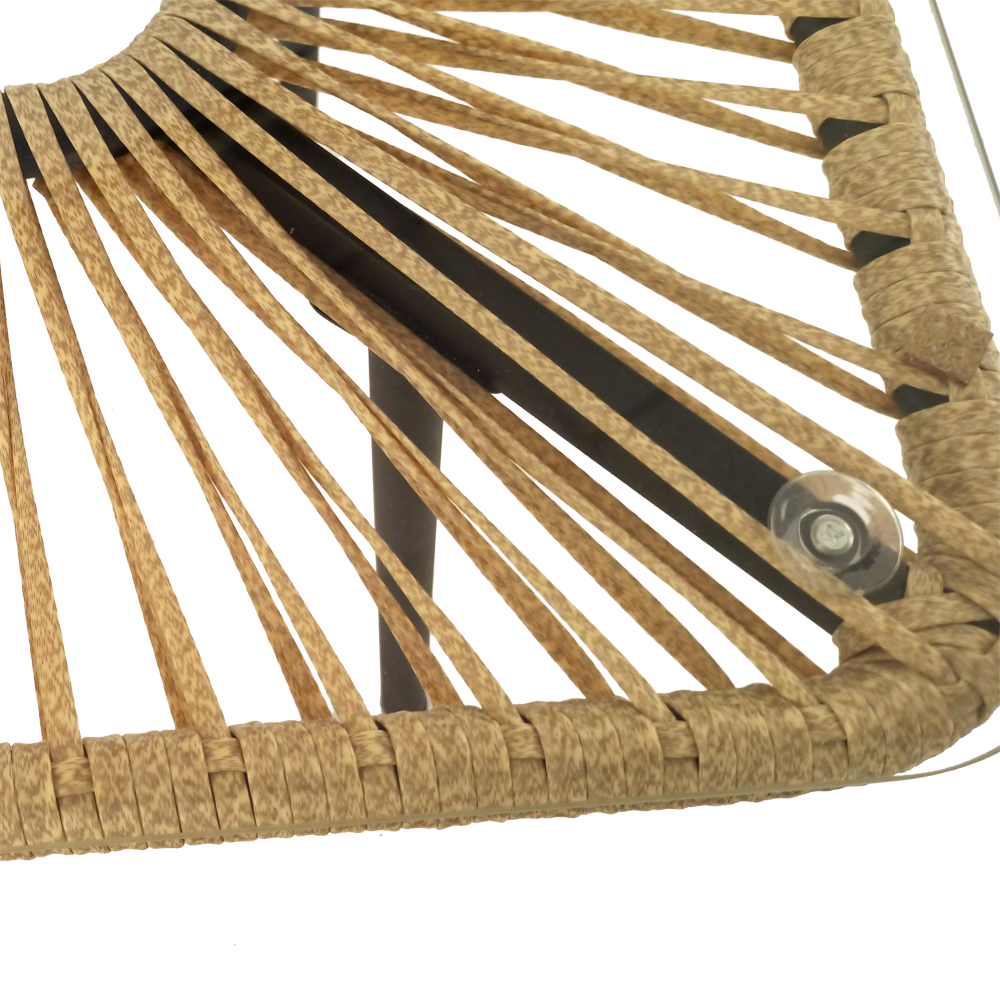 Стол журнальный плетеный из искусственного ротанга ALFART LIMA грано - фотография № 3