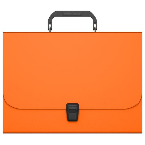фото Erichkrause портфель пластиковый matt neon a4, оранжевый