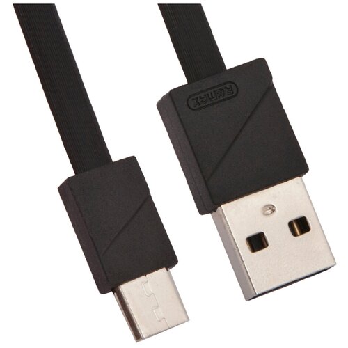 Кабель Remax Blade Series USB - microUSB ( RC-105m), 1 м, черный кабель usb micro usb rockbox rc m01 100 см черный