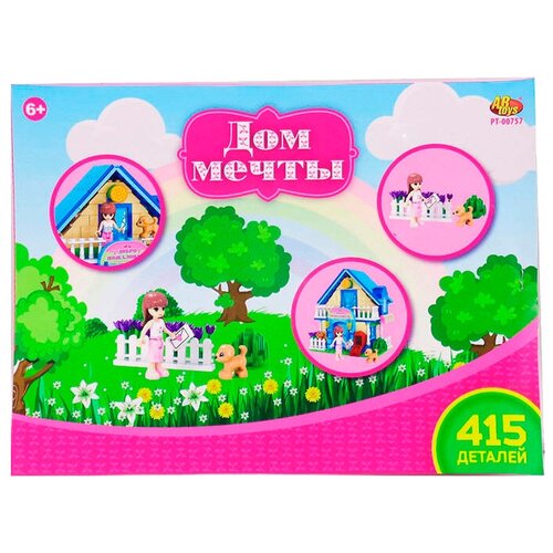 Конструктор ABtoys Кид Блок PT-00757 Дом мечты, 415 дет.