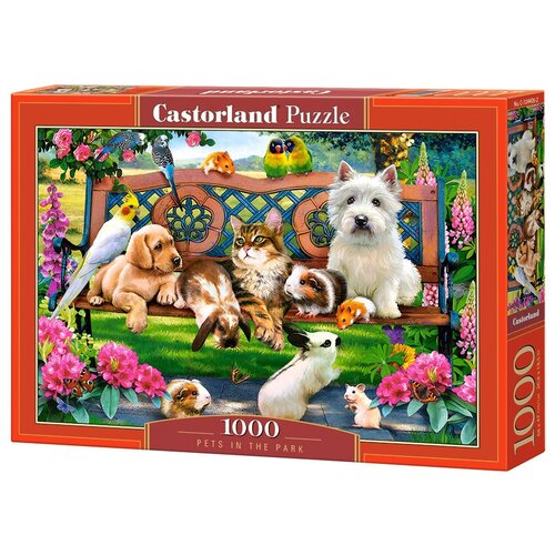 Пазл Castorland Pets In The Park (C-104406), 1000 дет.