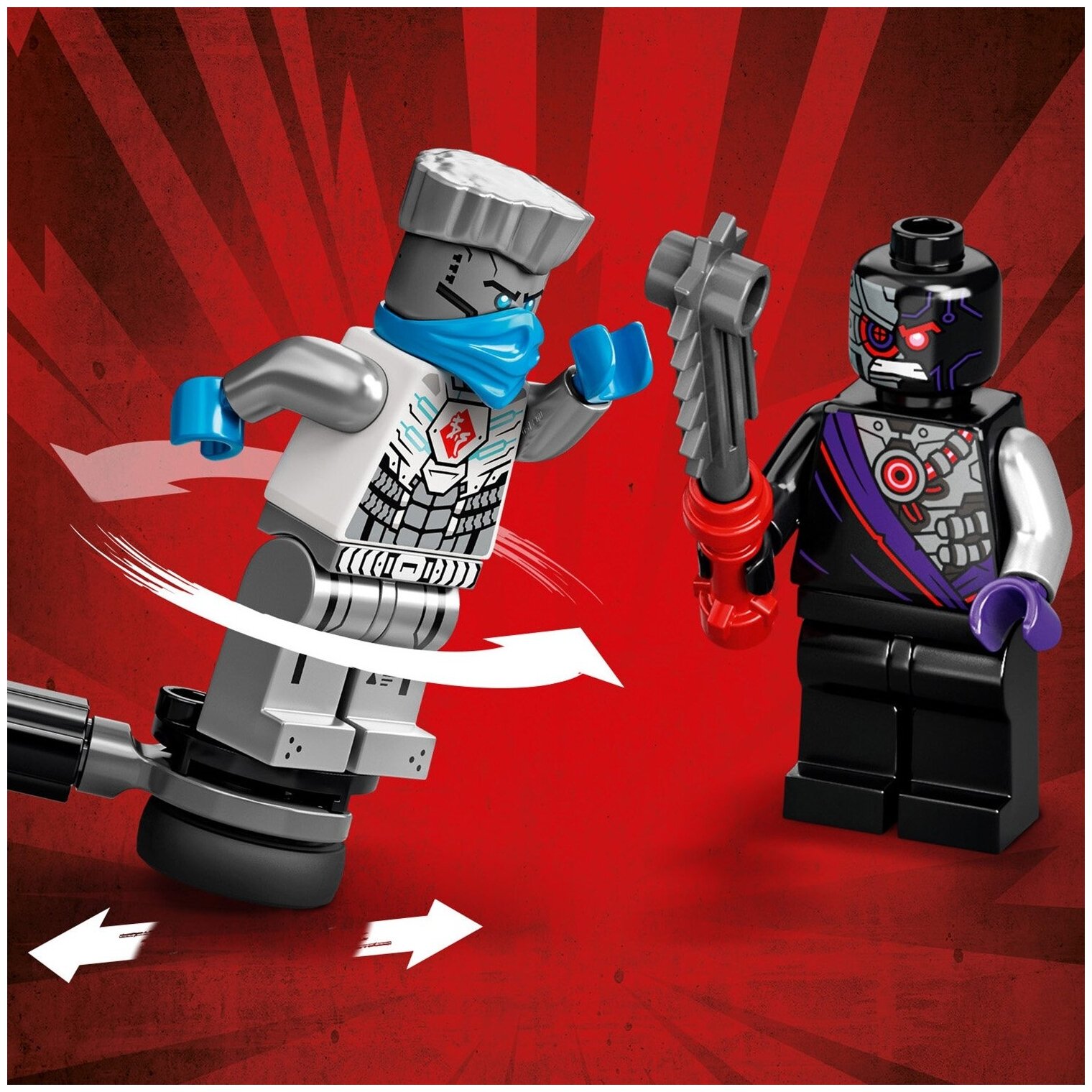 Конструктор LEGO Ninjago Легендарные битвы: Зейн против Ниндроида - фото №5