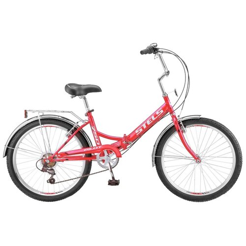 Городской велосипед STELS Pilot 750 24 Z010 (2019) красный 14 (требует финальной сборки) двухколесные велосипеды stels pilot 750 z010 24