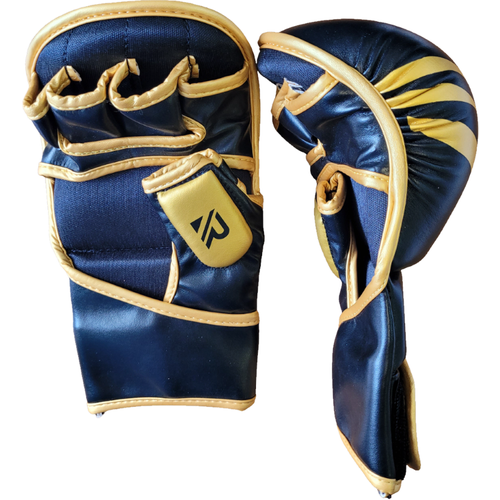 Перчатки для ММА Rage fight gear черно-золотой XS