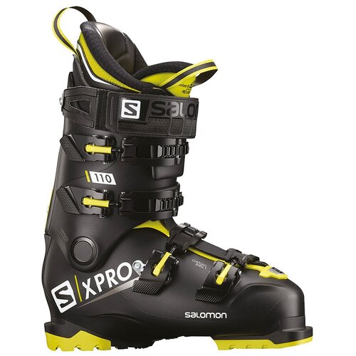 фото Горнолыжные ботинки salomon x pro 110, 11 / 29, black/acid green/anthracite