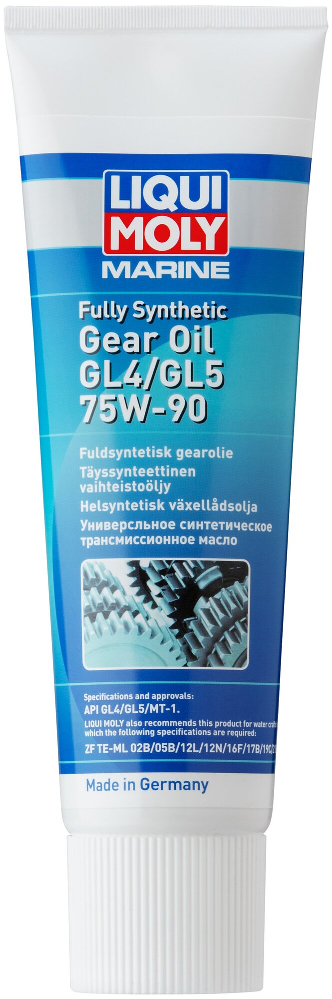 25037 Масло трансмиссионное для водной техники Marine Gear Oil 75W-90 GL-4/GL-5/MT-1 (0,25л)