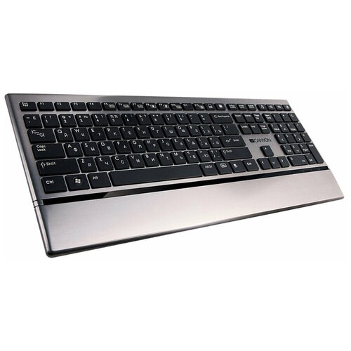 Клавиатура Canyon Keyboard Slim with Multimedia functions Aluminum finishing (7UCNSHKB4RU) CNS-HKB4