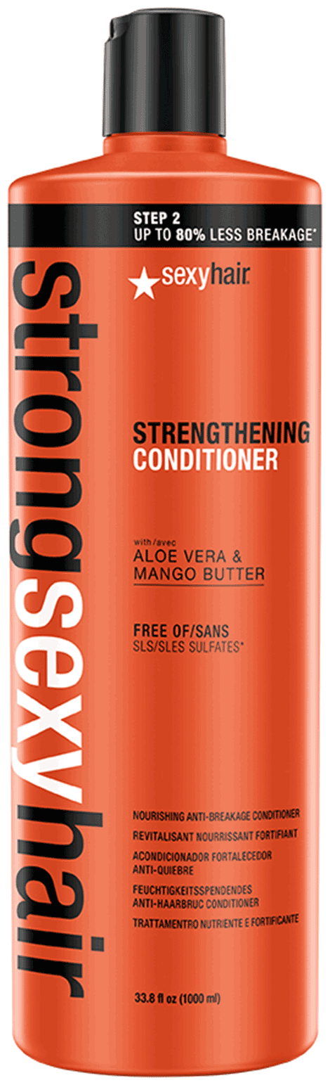 Кондиционер для прочности волос Sexy Hair Strong Color Safe Strengthening Conditioner Кондиционер, 1000 мл