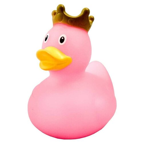 резиновая уточка в короне розовая Игрушка для ванной FUNNY DUCKS Уточка в короне, розовый