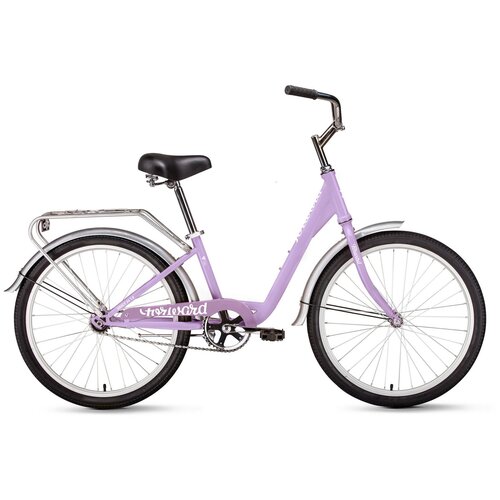 Велосипед городской жесткая вилка FORWARD GRACE 24 24 13 сиреневыйбелый RBKW1C141003 1525500₽