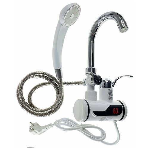 Электрический кран водонагреватель с душем кран нагреватель 172600₽