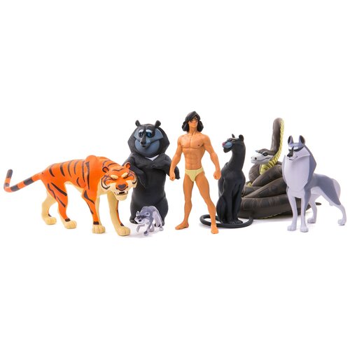 Набор игрушек PROSTO toys Маугли детализированные фигурки животных джунглей- героев советского мультфильма 7 шт в подарочной упаковке