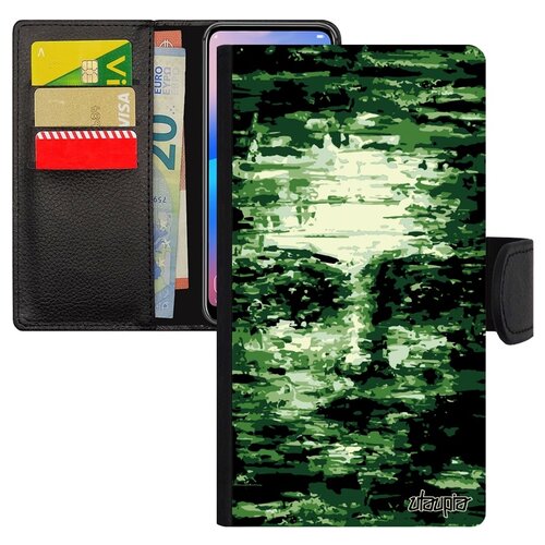 фото Чехол книжка для мобильного apple iphone 7 plus, "женское лицо" фантастичный воображение utaupia