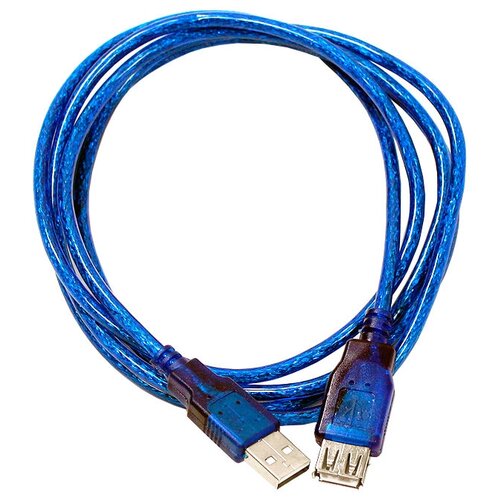 Удлинитель Telecom USB - USB (VUS6956T), 1.8 м, синий удлинитель telecom usb usb vus6956t 5 м синий
