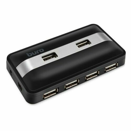 Хаб разветвитель Buro BU-HUB7-U20 черный 123500₽