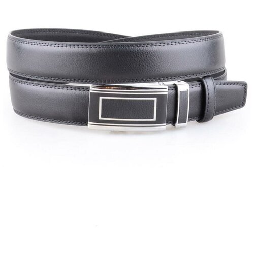 фото Ремень автомат кожаный черный рма35кл№6-110 rubelleather