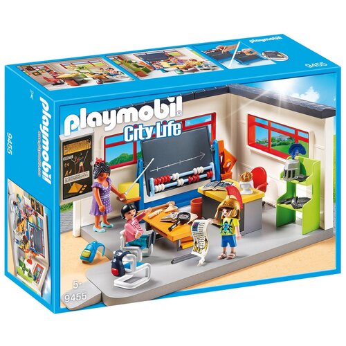 фото Набор с элементами конструктора playmobil city life 9455 школа урок истории