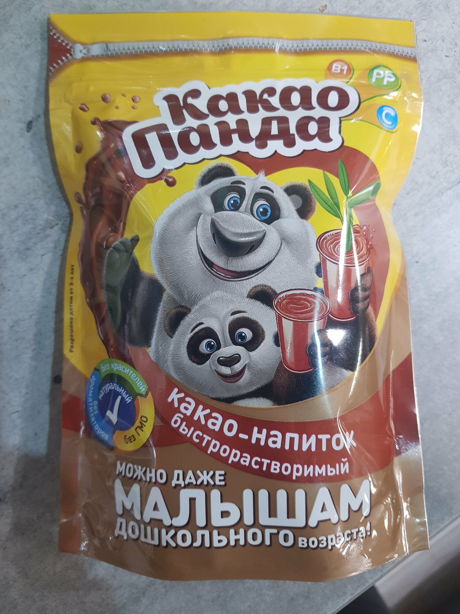 Какао-Панда какао-напиток быстрорастворимый, пакет, 150 г