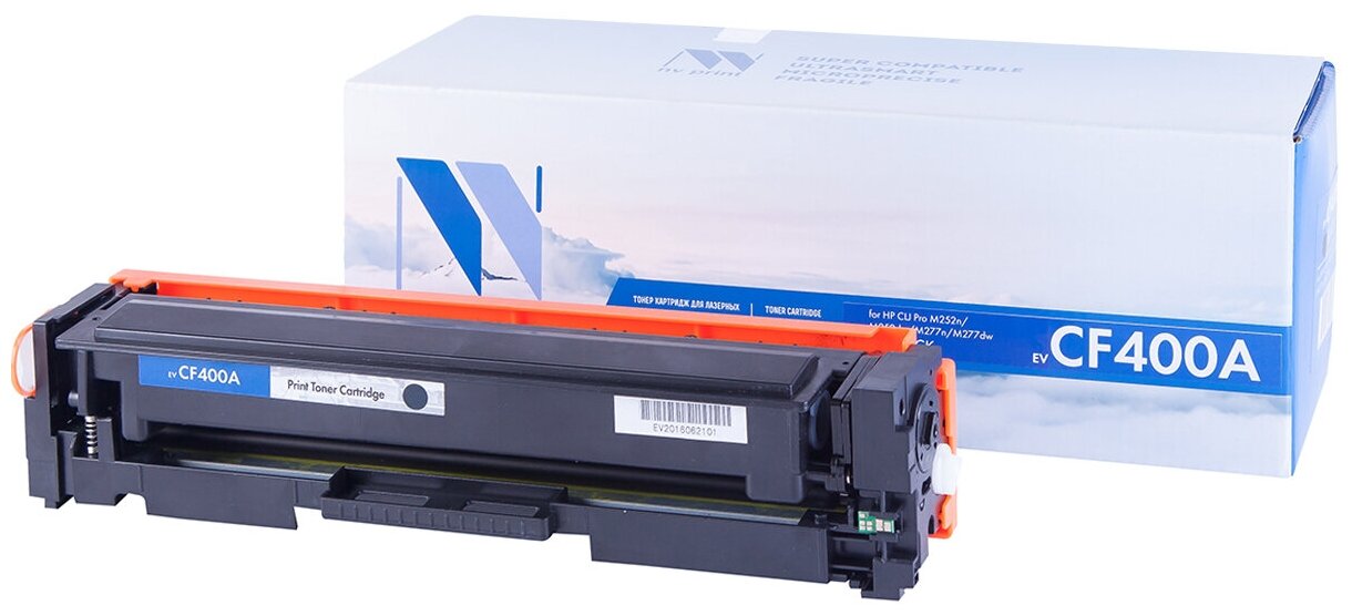 Тонер-картридж NV PRINT CF400A Black для Нewlett-Packard LaserJet Color Pro M252dw/MFP-M277dw (1500k)