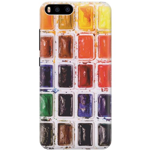 фото Cиликоновый чехол на xiaomi mi 6 / сяоми ми 6 с принтом "палитра красок" gosso