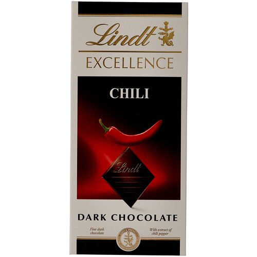Шоколад Lindt Excellence темный с чили, 100 г