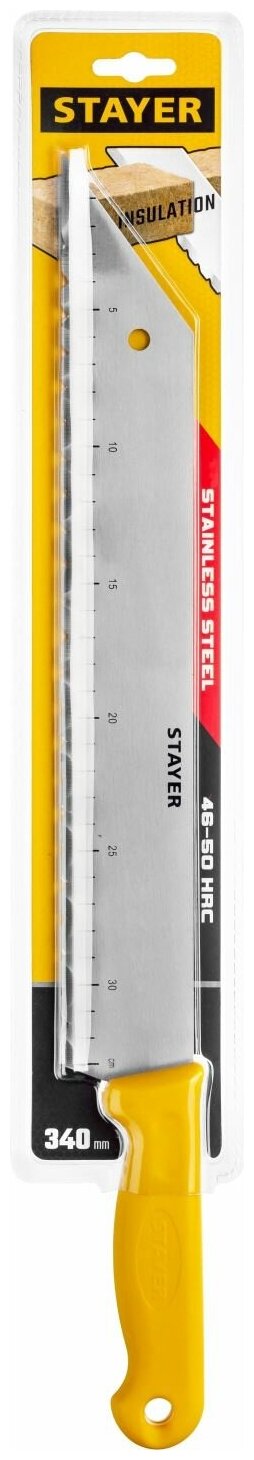 Нож Stayer 09592 для листовых изоляционных материалов, 340 мм, . - фотография № 2