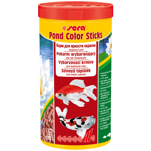 Сухой корм для рыб Sera Color Sticks, 1 л, 170 г