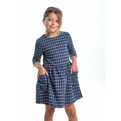Платье Mini Maxi, размер 116, синий платье mini maxi размер 116 синий