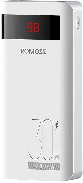 Внешний аккумулятор (Power Bank) Romoss Sense 6PS Pro 20000мAч белый