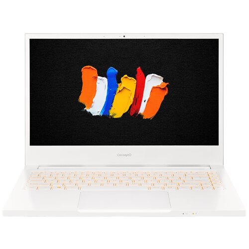 Ноутбук Acer ConceptD 3 CN314-72G-77XW (Intel Core i7 10750H 2600MHz/14"/1920x1080/16GB/1TB SSD/NVIDIA GeForce GTX 1650 Ti 4GB/Windows 10 Pro) NX.C5UER.003 белый