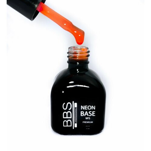 BBS professional база для гель лака цветная NEON №5 для маникюра, педикюра 13мл.