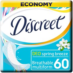 Discreet прокладки ежедневные Deo Spring Breeze Multiform, 60 шт.