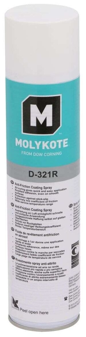Антифрикционное покрытие Molykote D-321 R Spray (400 мл)